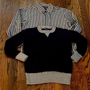Gap Kids S (6-7) sweater and button up